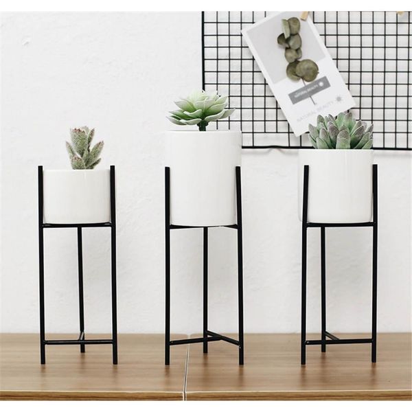 

ins pot flower vase minimalist ceramic water pot green planter set metal candle holder i jllehm bdebag