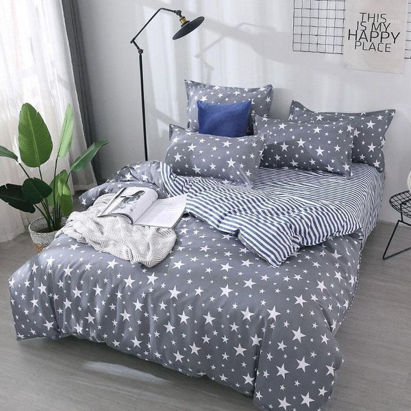 

bedding sets star 4pcs girl boy kid bed cover set cartoon duvet child sheets and pillowcases comforter 2tj-j0031