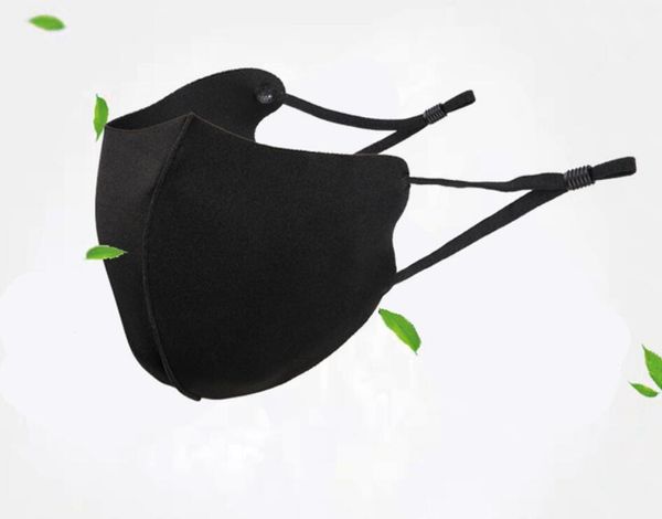 

masks men and women dustproof breathable pollen dust adjustable and washable black fashion trendy spot masks