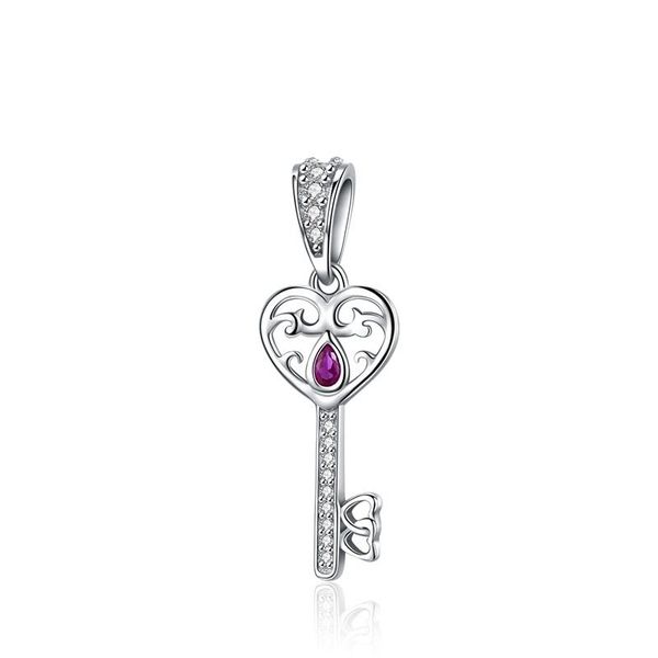 

bisaer 925 sterling silver angel wings radiant orchid dazzling daisy pendants beads fit charms bracelet heart silver jewelry h wmtfin, Black