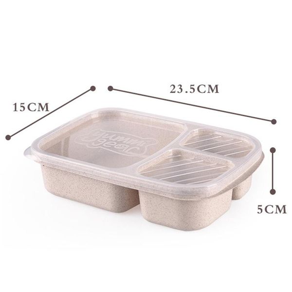 

tuuth пшеница солома ланч коробка микроволновая печь еда плодоовощ контейнер коробка для хранения детей для детей для взрослых фитнес пикник