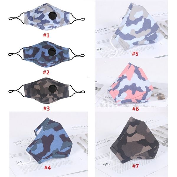 

2021 new and kids camouflage factory anti dust pm2.5 protective cotton washable reusable face mask
