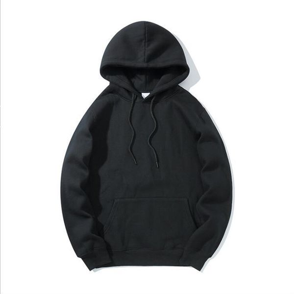 

2021 new fashion quality spring autumn male sweatshirts men's hoodies sweatshirt 56ka, Black