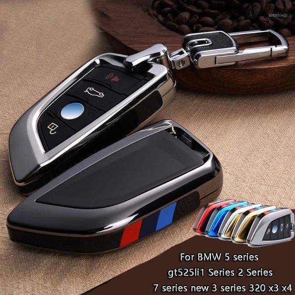 

car key cover case for x1 x5 x6 f15 f16 f48 1 2 series plating remote controller key bag holder fit blade keychain1