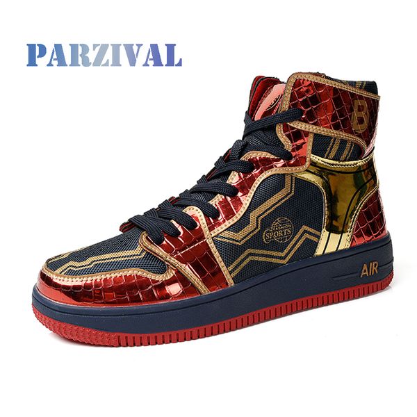

parzival couple fashion high sneakers men women classic multicolor casual shoes spring autumn vulcanized men sports shoes c1120, Black