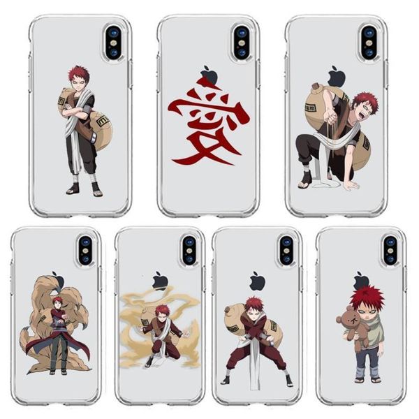 

1dw1naruto gaara japane anime case transparent soft vip 5 5s 5c se 6 6s 7 8 11 12 plus mini x proyh