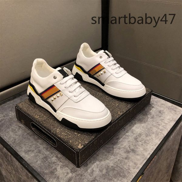 

2018 new for men party fashion sneakers lovers genuine leather high studded spikes casual flats red bottom shoes, Black;red