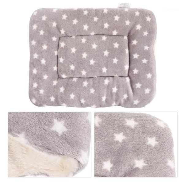 

2pcs pet dog pad cushion mat winter warm thick puppy nest pads pet supplies1