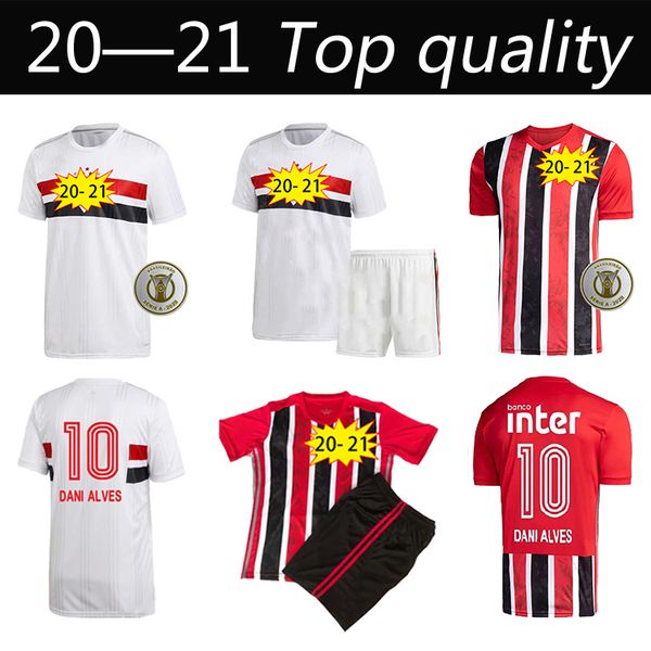 

são paulo outubro rosa camisa de futebol 2020 2021 70-й футбол для футбола dani alves pablo pato men + kids kits футбольные рубашки униформа, Black;yellow