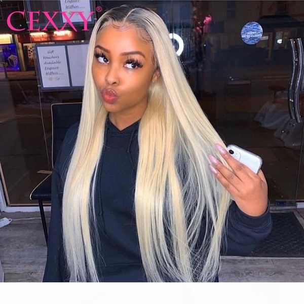 

straight lace front human hair wigs for women 1b 613 lace front wig brazilian remy hair 13x4 glueless pre plucked wigs, Black;brown
