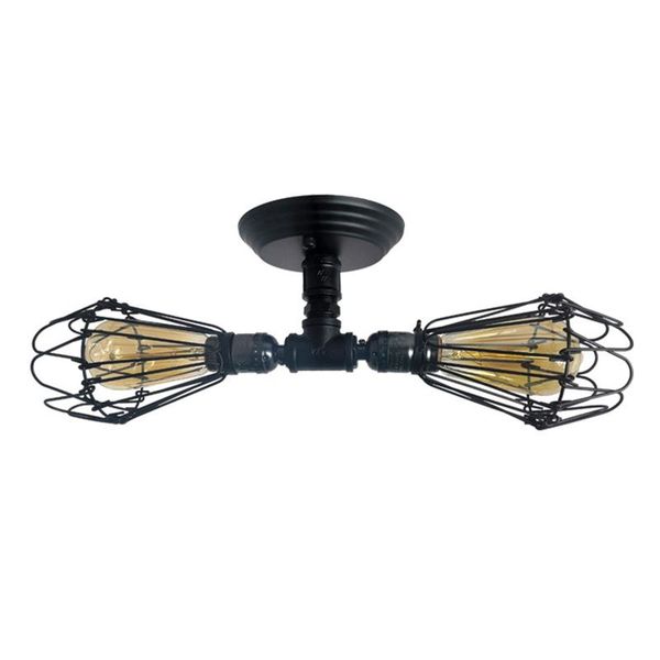 

wall lamp creative knob switch single/double heads retro iron industrial wind e27 light bedside aisle el home decor