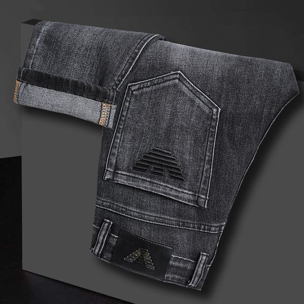 

men's brem trousers autumn, cotton-elastic pants of fine italy eagle, fashion, Blue