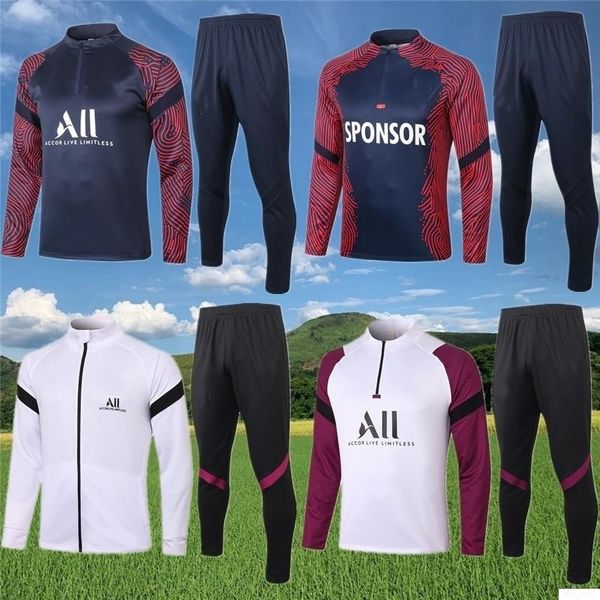 

paris mbappe soccer jackets tracksuit 20new jogging verratti cavani sarabia training suit icardi ander herrera football survetement, Black