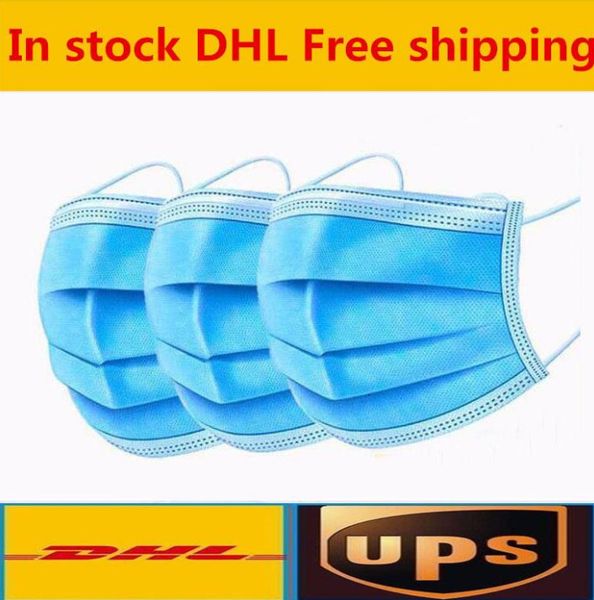 

face masks disposable 3 layers dustproof mask