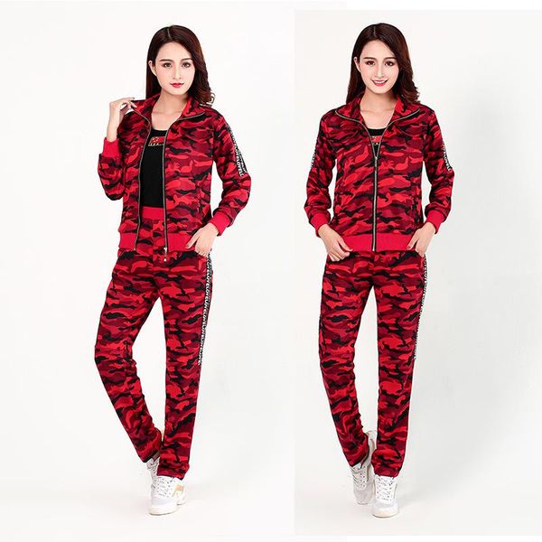 

2020 spring autumn women's tracksuits casual pantsuit 2piece set printing short sleeve fashion sportswear calf-length pants, Gray
