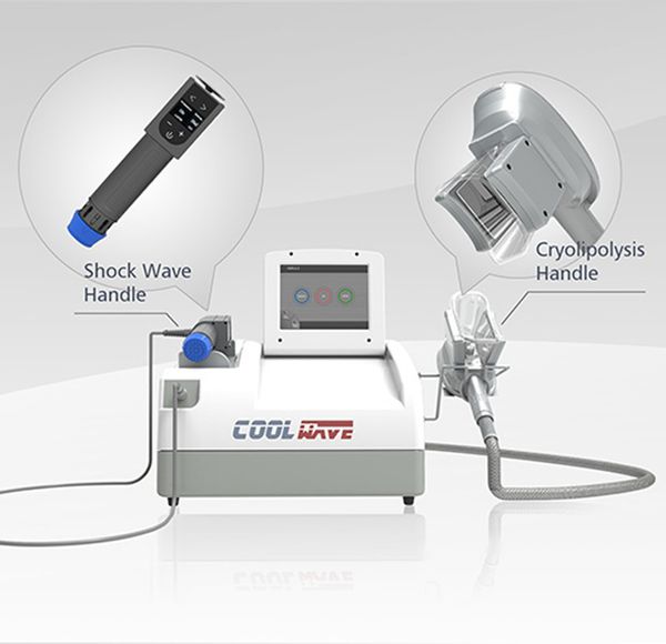 

portable slimming beauty machine for lose weight/ portable cool cryolipolysis fat ing with shock wave therapy