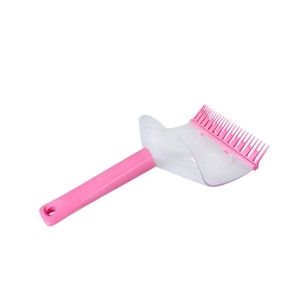 

1pc hair comb hair trim tool hairstyle trim tool portable trimmer bangs cut comb for female girls, Silver