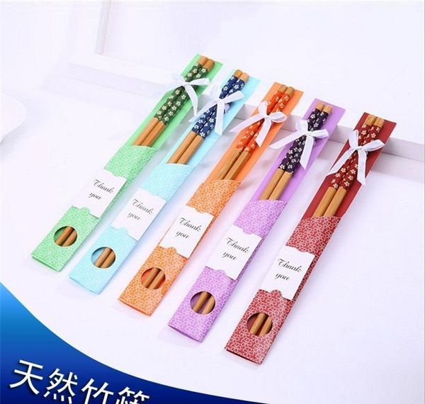 

бамбуковые палочки для еды практическая палочка для еды натуральный левости новый стиль палочки для еды персонализированные свадебные услуги