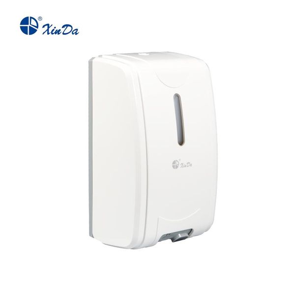 

liquid soap dispenser the xinda xdq 210abs automatic spray/drip sanitize ac/dc 2000 ml plastic wall mounted with key-locked protection