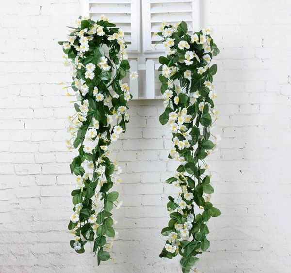 

decorative flowers & wreaths 1 piece 80cm 8 branches hanging artificial flower for wall wedding holiday party home venue decoration1