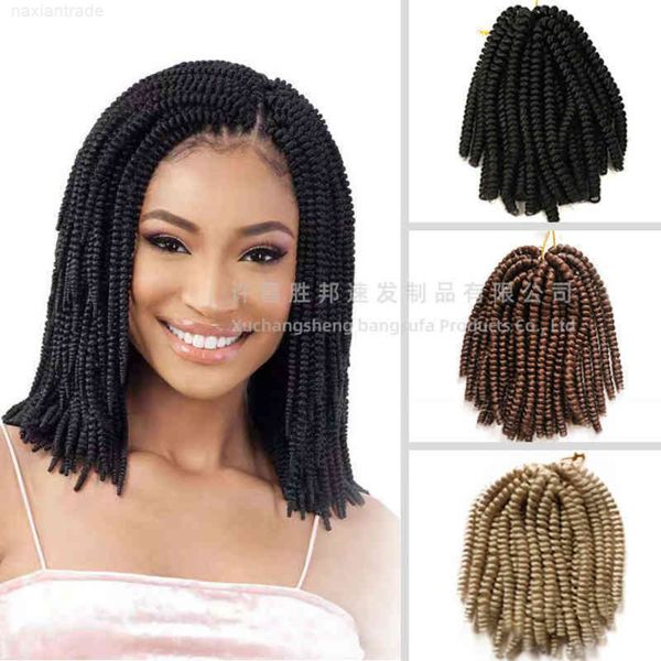 

spring twist hair, Black