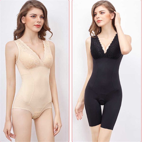 

hyaluronic acid peptide women's body sculpting bodysuit slimming abdomen fat burning underwear, Black;white