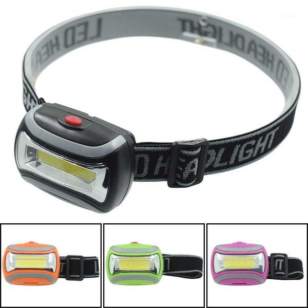 

wasafire mini cob led head lamp 300lm waterproof headlight frontal 3 modes bike light headlamp by 3* battery1