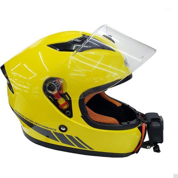 

motorcycle helmets full face helmet chin mount holder stand for action camera1