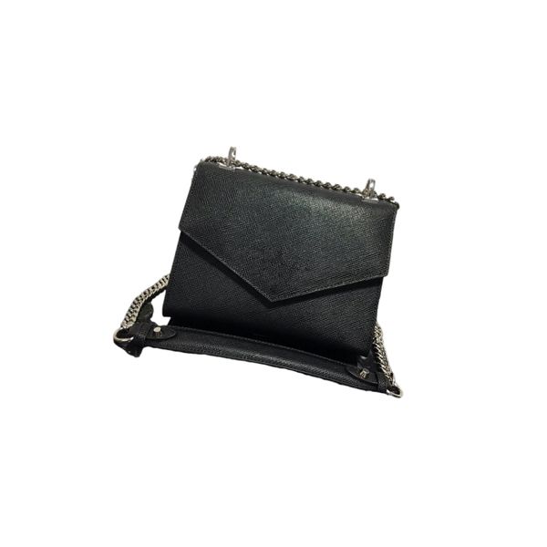 

handbag designer bag carries bags ladies black grey leather mini 21*14*10cm