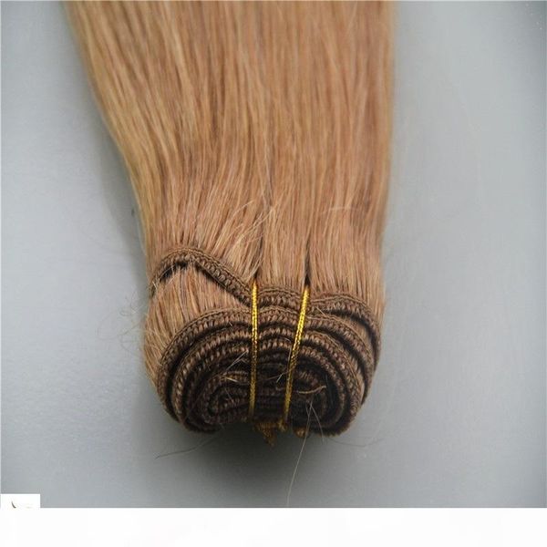 

#6 medium brown color peruvian straight hair extensions 100% human hair weave 6a unprocessed remy hair weave bundles, Black