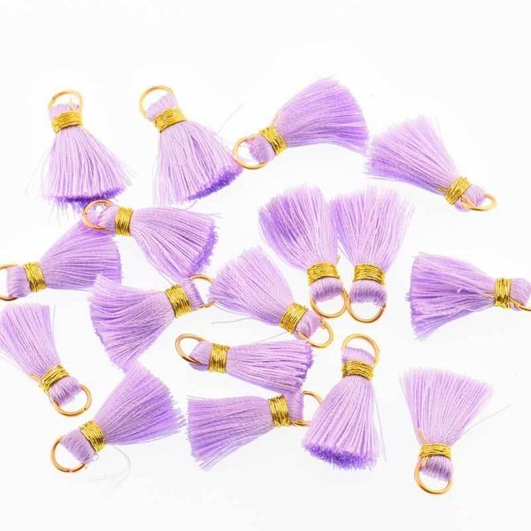 

10pcs lot 2cm mini silk tassel fringe sewing bang tassel trim key tassels for diy pendant embellish curtain accessorie parts h jllzii