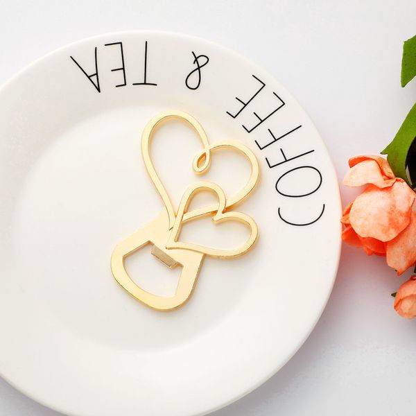 

double hearts openers beer corkscrew alloy originality personalized wedding favors giveaways gift bottle opener new pattern 3 2ksa j1