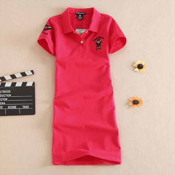 

2xl 3xl embroidery polo casual dresses de festa t shirt femme summer clothing one piece dress ete vestidos, Black;gray