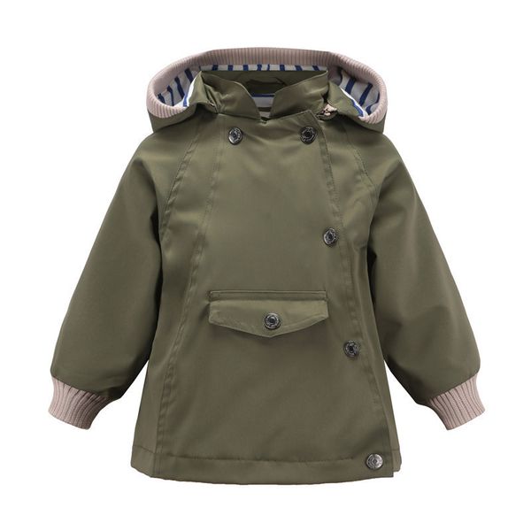 

2020 baby boys girls windproof waterproof jackets children kids double-deck jackets outwear lj201120, Blue;gray