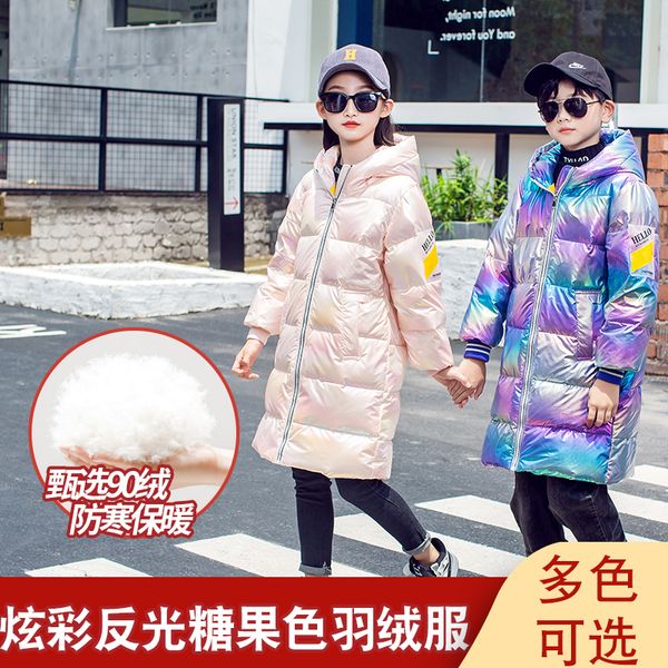 

2020 new down jacket for boys and girls, Blue;gray