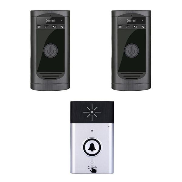 

doorbells 1v2 2.4ghz wireless intercom system long distance door phone