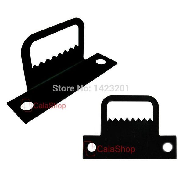 

frames 100 pcs / lot metal black arch for frame picture po mirror turn button hanger hanging with screws