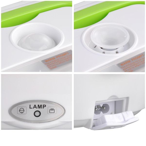 

portable heated electric lunch box for car 12v 110v 220v electric lunchbox us plug container for food warmer heating keeping wmtdbe