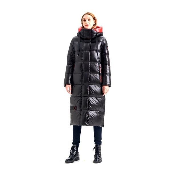 HADAVOE Hot Coat Jacket Winter Women's Hooded Warm Parka Hight Quality Female New Winter Collection Cappotto caldo alla moda 201209