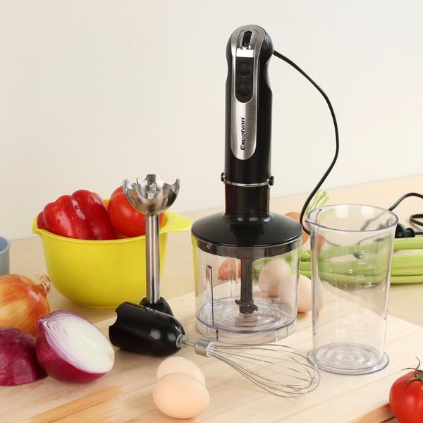 

powerful 3-in-1 600w hand blender baby stainless steel blender with chopper beaker whisk mixer1
