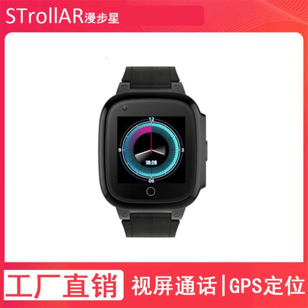 

elderly gps positioning 4g call smart phone watch fall alarm sos bracelet