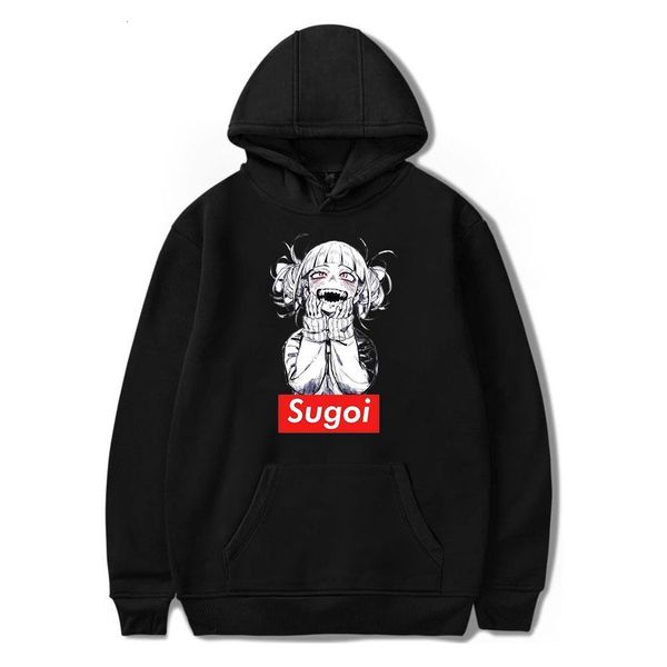 

boku no hero academia hoodies men/women sweatshirts hooded pullover sweatershirts male/women my hero academia hood hoddie, Black