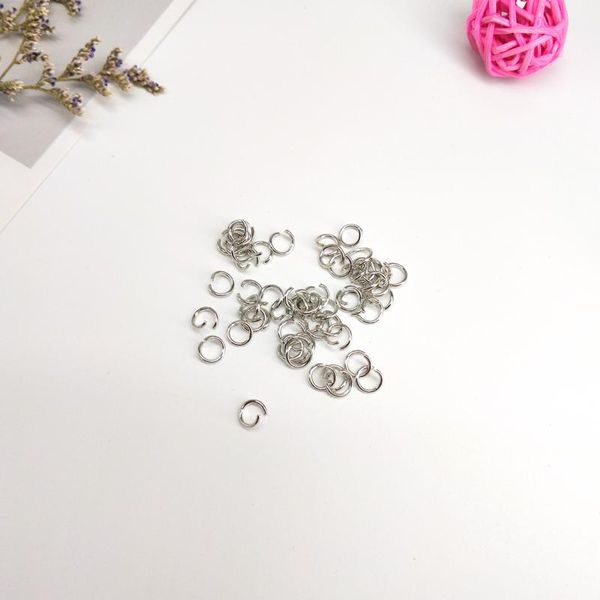 

200pcs lot lobster clasp and iron ring nickel lobster buckle diy for tassel small component pendant decoration h bbycwa