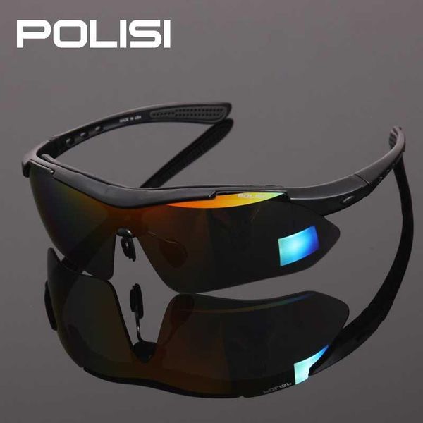 

riding glasses polarized male and female mountain bike eye protection myopia outdoor mountaineering fishing running equipment, Black