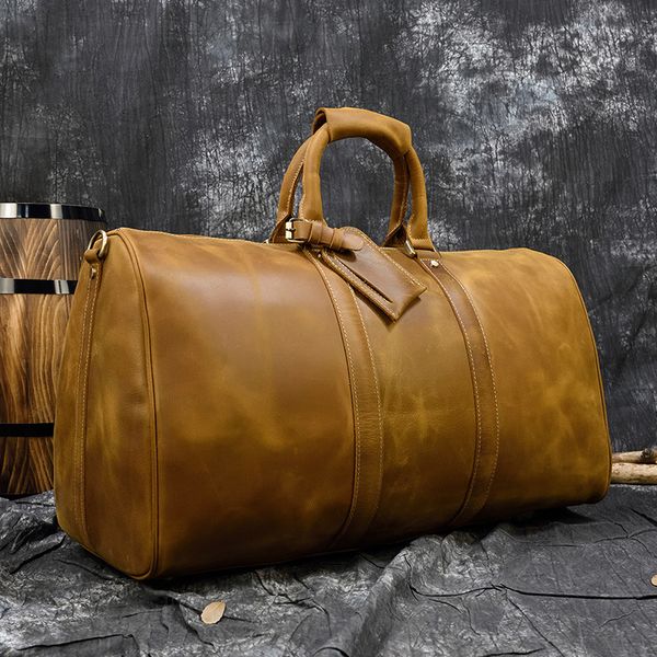 

mad horse travel from vintage big weekend zip around the duffle bag of cow leather handbag