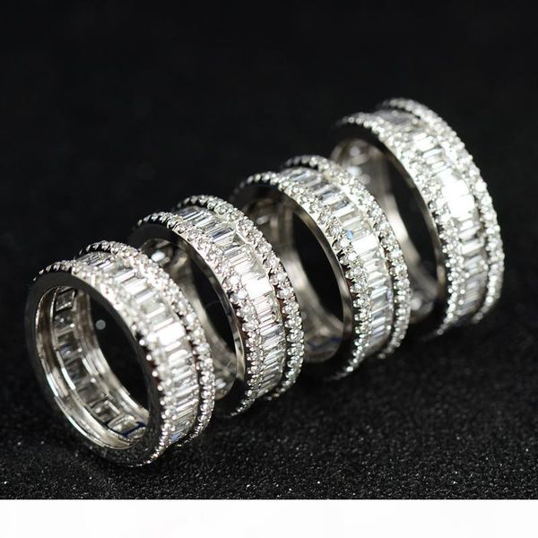 

victoria vic luxury jewelry 925 sterling silver k princess cut white z, diamond woman wedding engagement ring lovers, Slivery;golden