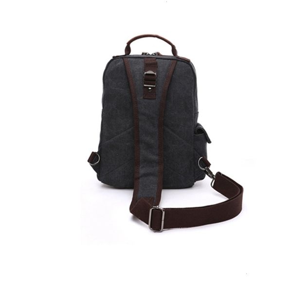 

canvas outdoor travel bag single shoulder backpack