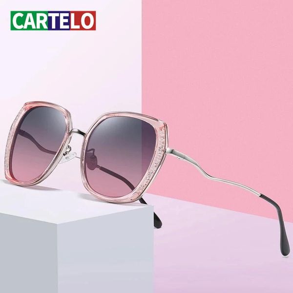 

sunglasses cartelo vintage goggles fashion driving eyewear polarized women brand glasses retro, White;black