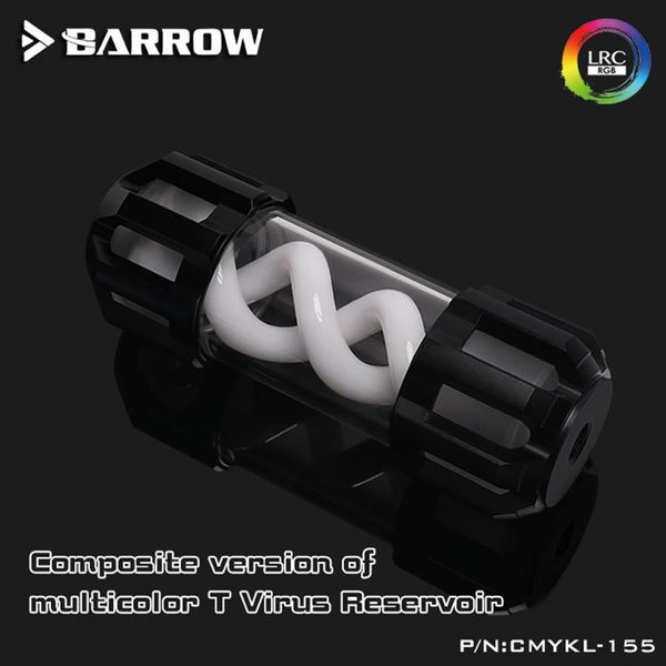 

barrow cmykl-155, composite type -t reservoirs, aluminum alloy cover + acrylic body, multiple color spiral, 155mm