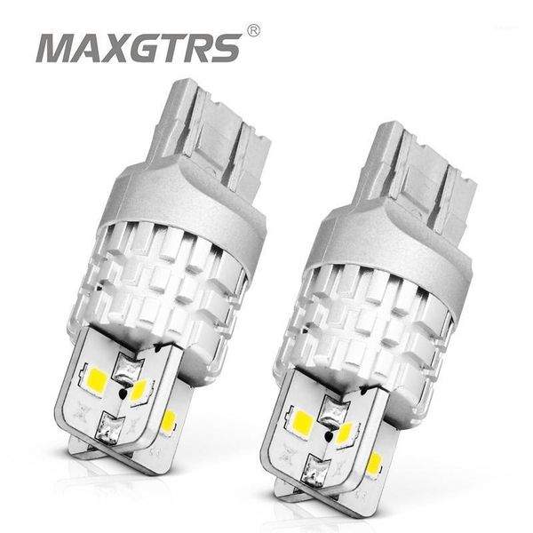 

emergency lights 2pcs t20 led canbus 7443 7440 w21w w21/5w 3030smd auto reverse backup drl lamp car turn signal light bulb 6000k white red1